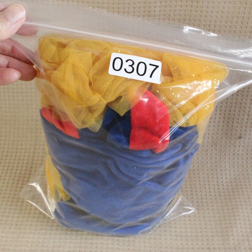 Snow White Costume Dress Girls 5T Blue Yellow Red Princess Fairycore Halloween